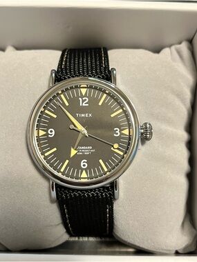 NWT Timex Standard Indiglo Backlight and Luminos Hands